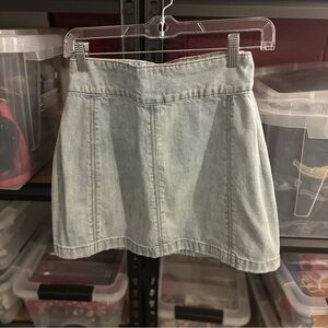 Free people denim skirt